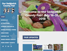 Tablet Screenshot of ourcountyfair.com